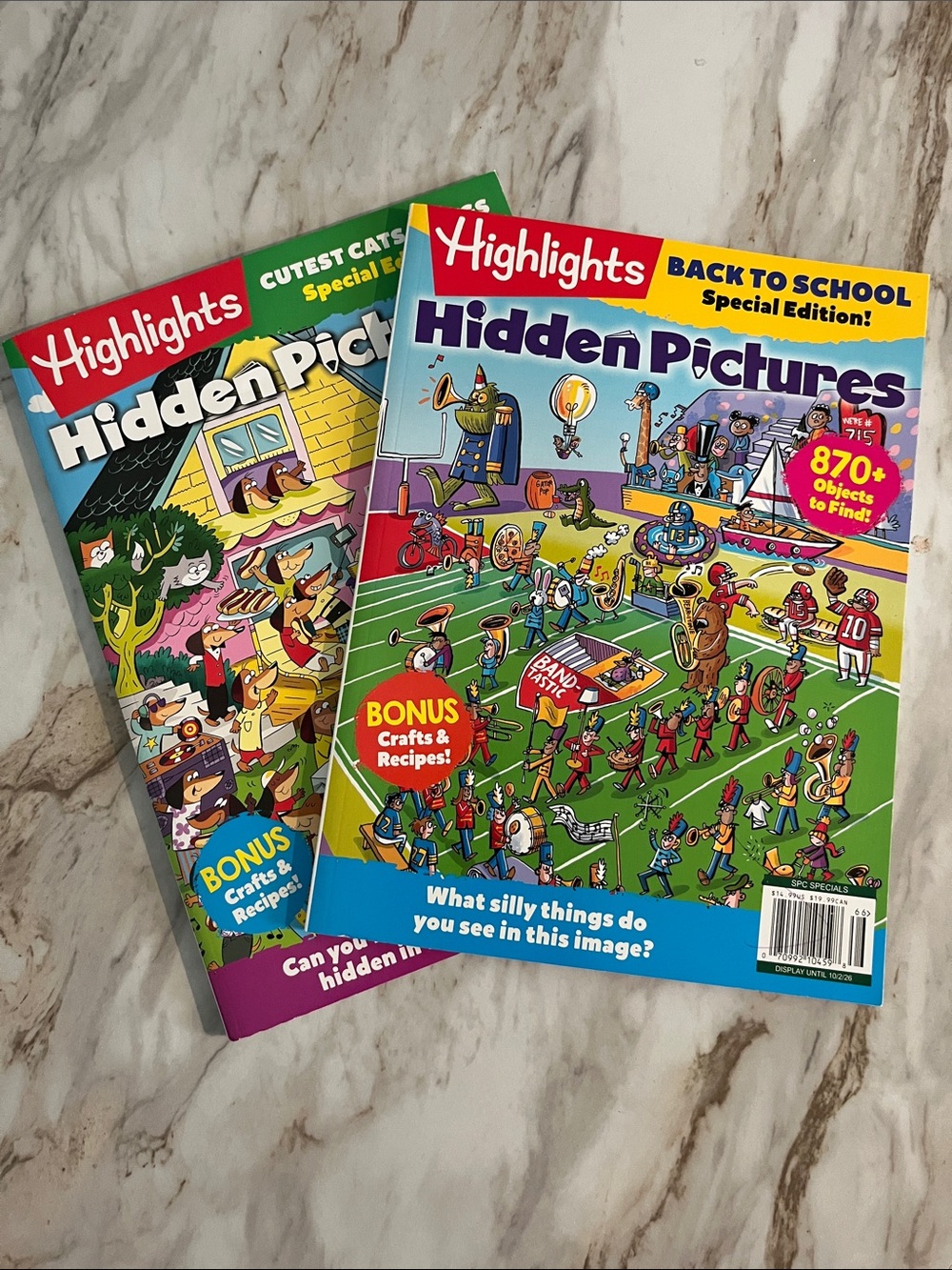 New Highlights Hidden Pictures Back To School & Cutest Cats & Dogs